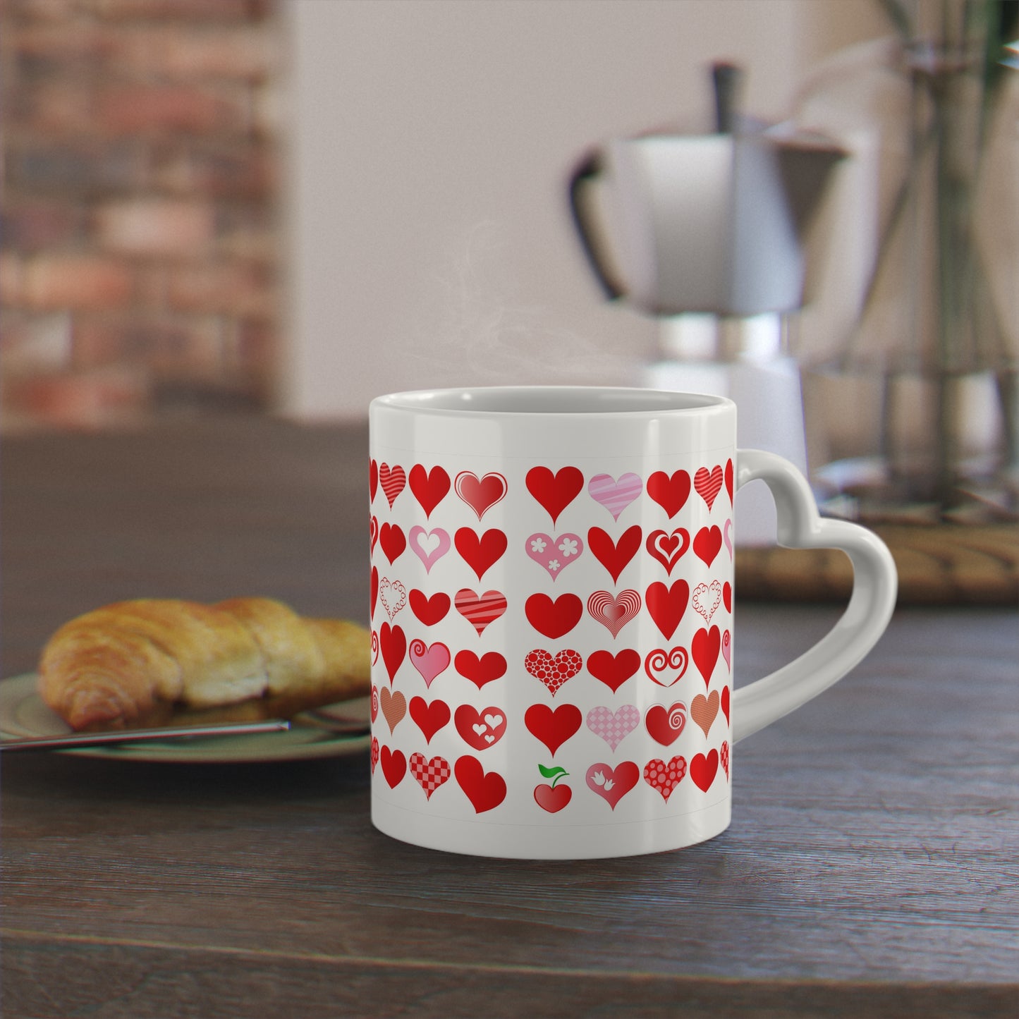 Heart-Shaped Mug